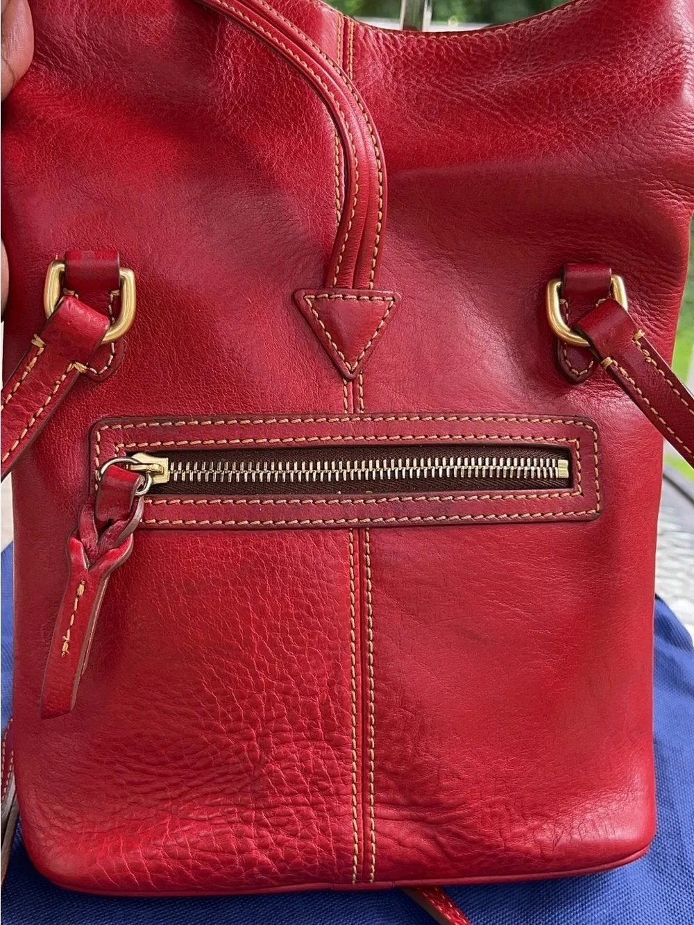 DOONEY AND BOURKE FLORENTINE MEDIUM TOGGLE CROSSBODY PURSE - Picture 6 of 12